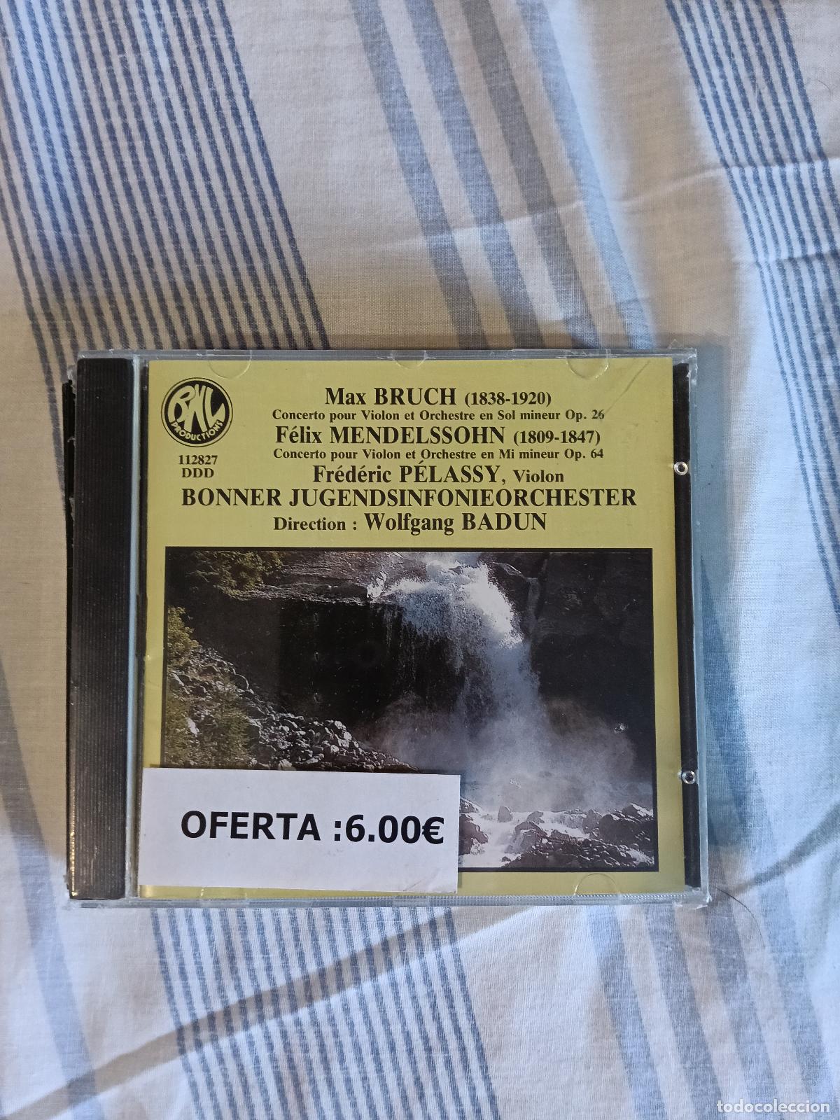 CDs de M&uacute;sica: CD MAX BRUCH MADELSSOHN BONNER JUGENDSINFONIEORCHESTER