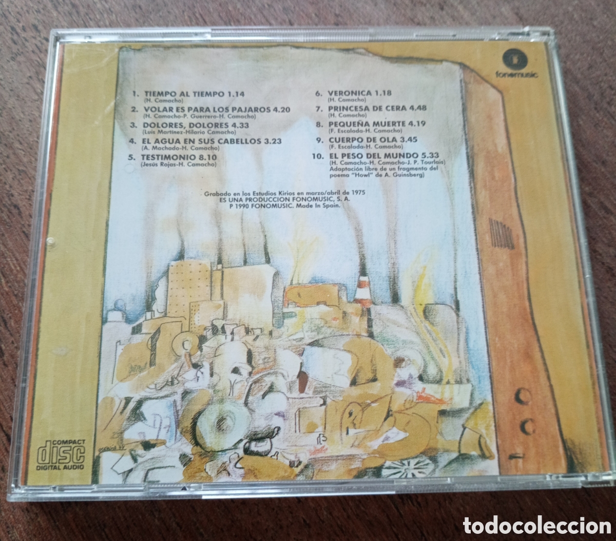 CDs de m&uacute;sica: CD HILARIO CAMACHO DE PASO - Foto 3