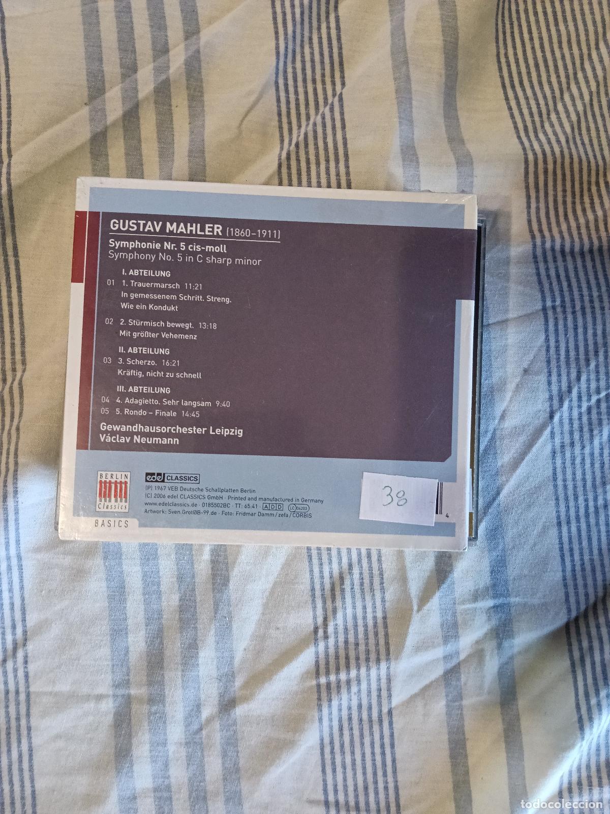 CDs de M&uacute;sica: CD MAHLER SYMPHONIE N&ordm; 5