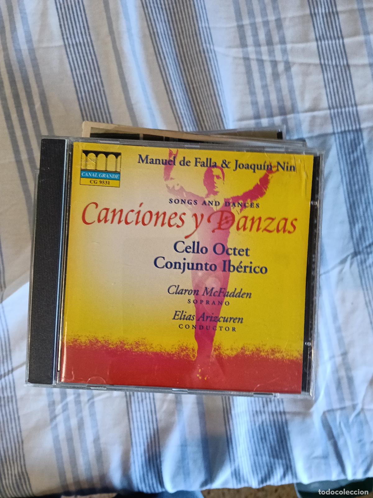 CDs de M&uacute;sica: CD MANUEL DE FALLA & JOAQUIN NIN CANCIONES Y DANZAS