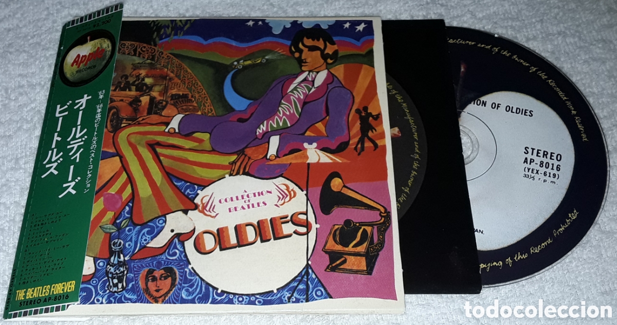 CDs de M&uacute;sica: CD- THE BEATLES - A BEATLES COLLECTION OF OLDIES - MADE IN JAPAN - Con OBI - MUY RARO