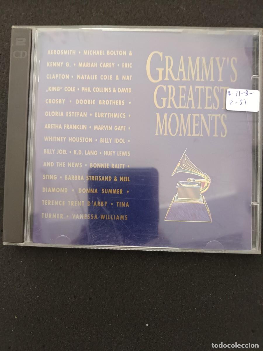 CDs de m&uacute;sica: 2 CD. GRAMMYS GREATEST MOMENTS - Foto 1