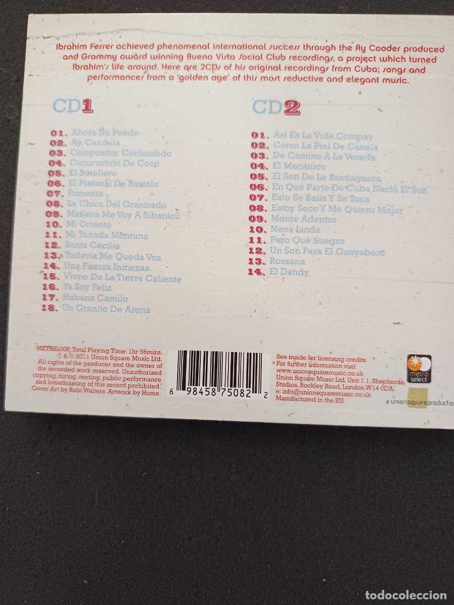 CDs de m&uacute;sica: 2 CD. IBRAHIM FERRER. AY CANDELA - Foto 2