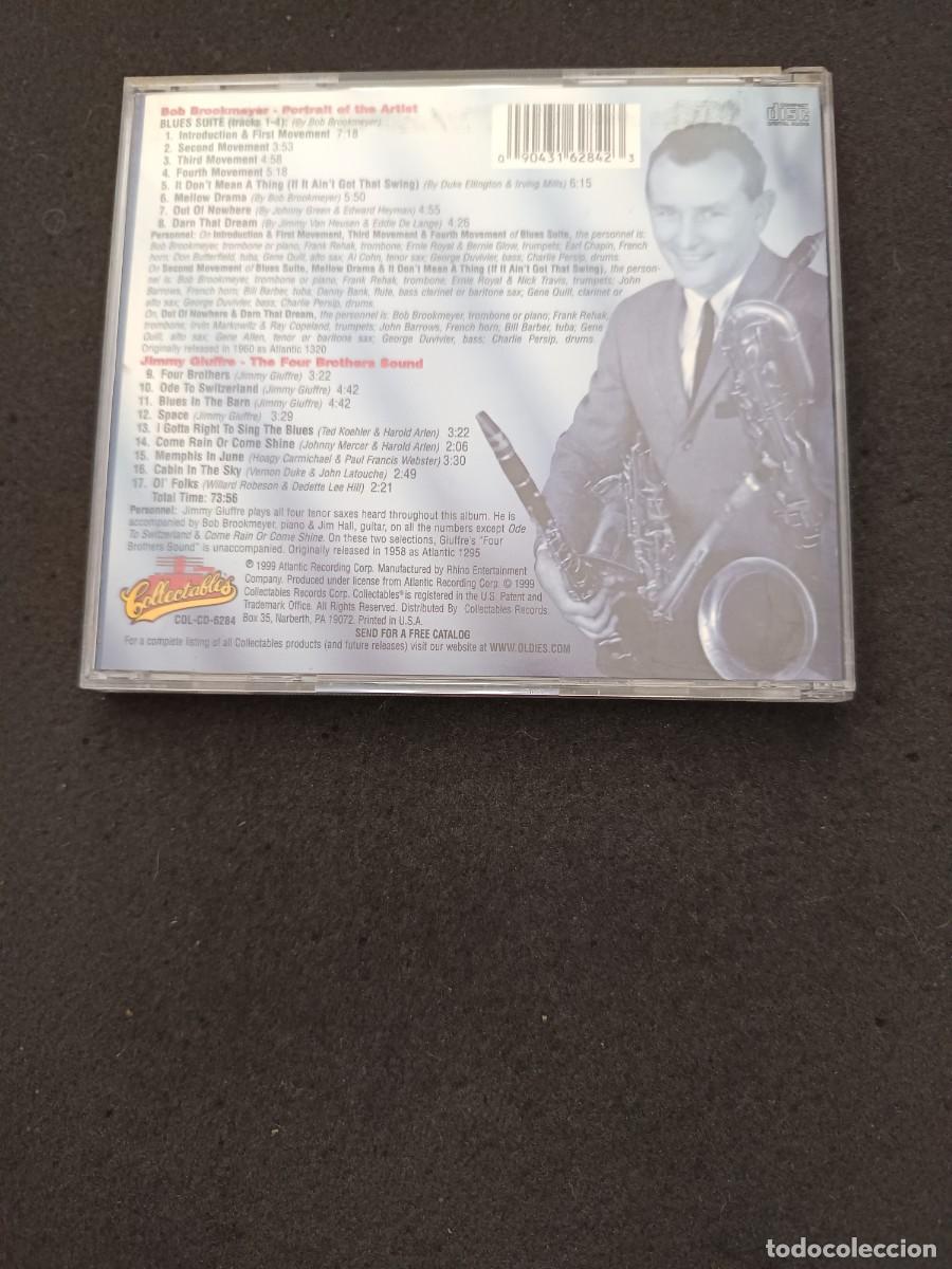 CDs de m&uacute;sica: BOB BROOKMEYER / JIMMY GIUFFRE. COLLECTABLES JAZZ CLASSICS - Foto 2