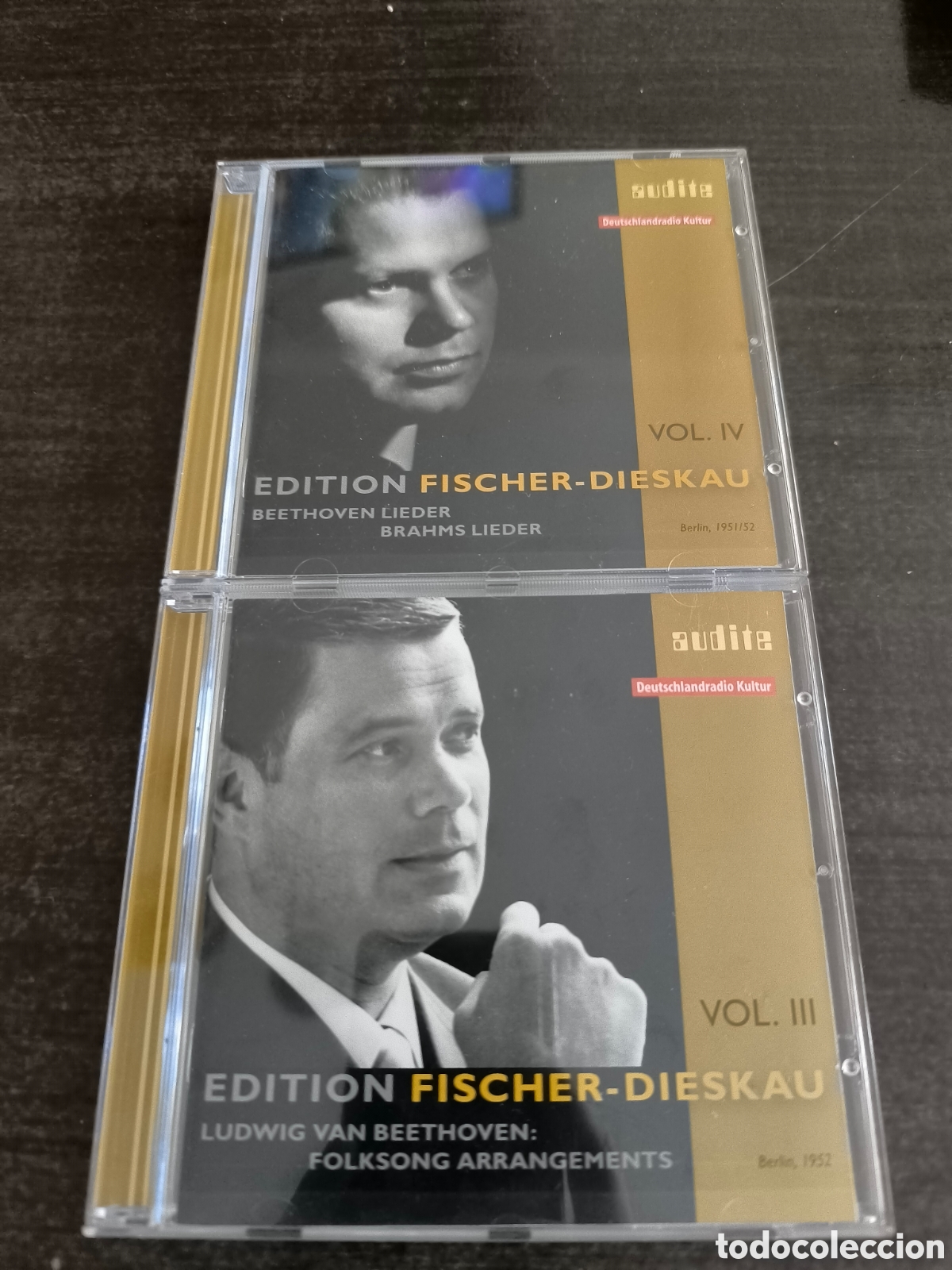 CDs de M&uacute;sica: Lote 2 CDs Edition Fischer-Dieskau - Beethoven & Brahms (Sello Audite)