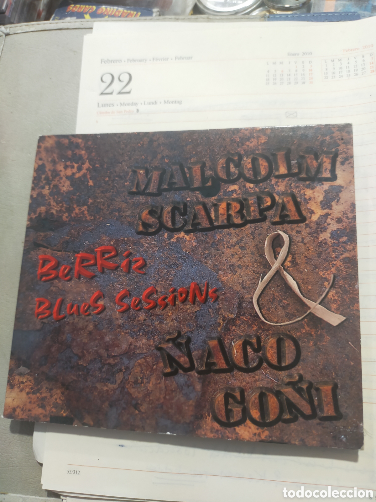 CDs de M&uacute;sica: BERRIZ BLUES SESSIONS CD MALCOLM SCARPA &Ntilde;AGO GO&Ntilde;I BUEN ESTADO