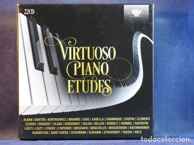 CDs de M&uacute;sica: VARIOUS &ndash; VIRTUOSO PIANO ETUDES - 22 CD