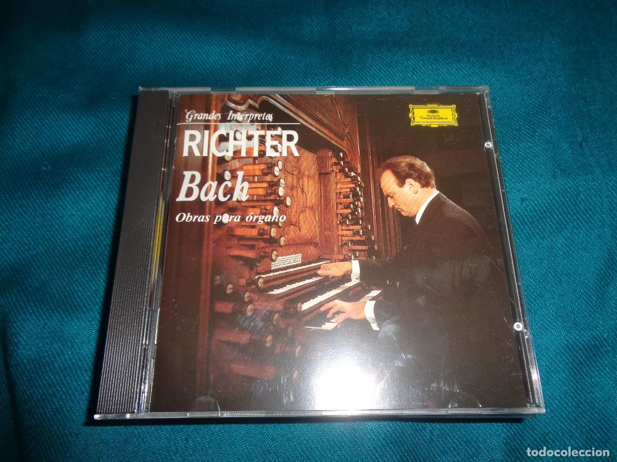 CDs de M&uacute;sica: RITCHER. BACH. OBRAS PARA ORGANO. GRANDES INTERPRETES. CD. IMPECABLE(#)