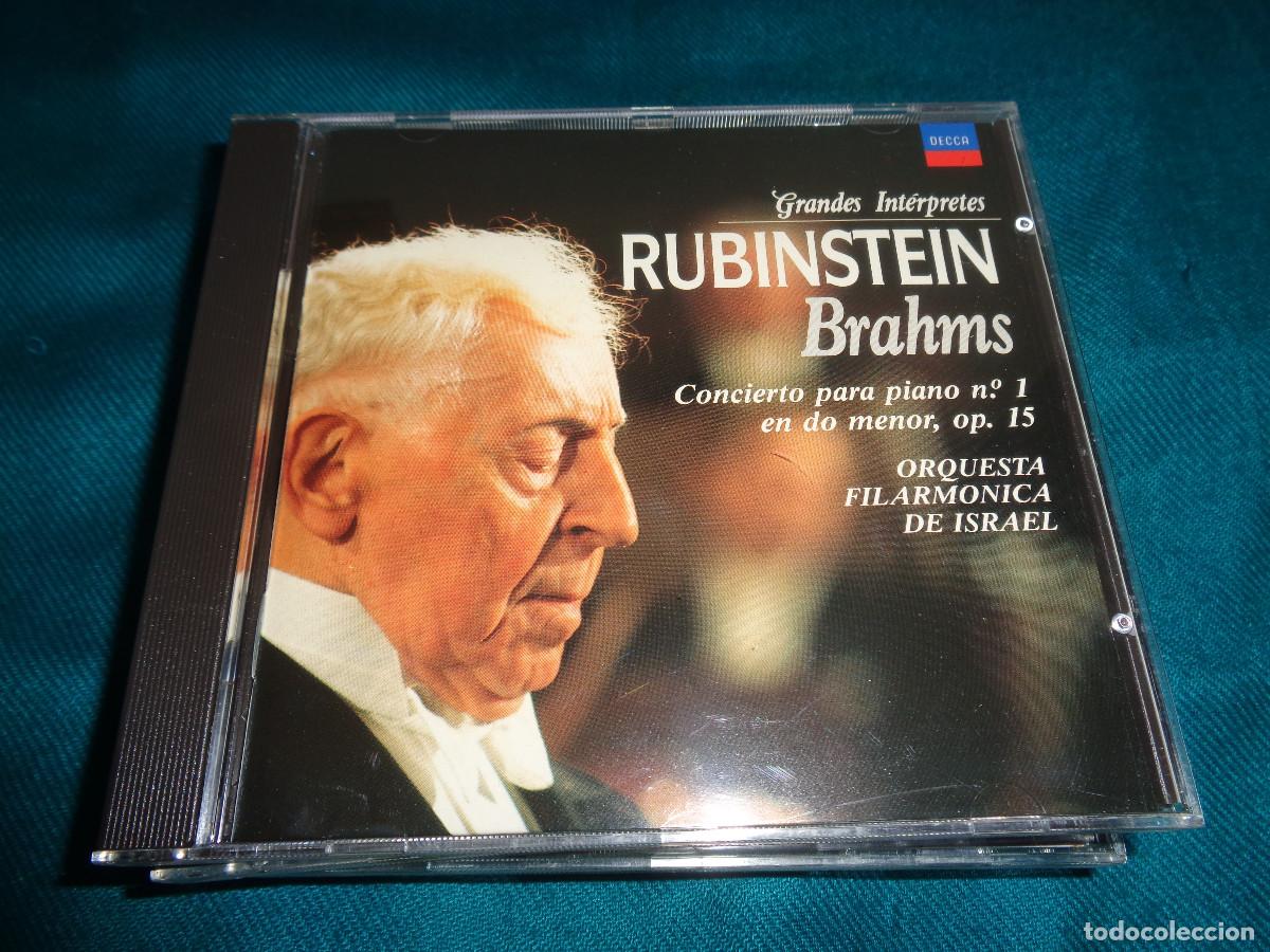 CDs de M&uacute;sica: RUBINSTEIN, BRAHMS. CONCIERTO PARA PIANO. GRANDES INTERPRETES. CD. IMPECABLE(#)