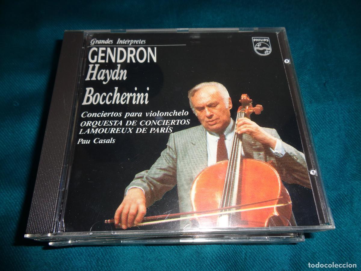 CDs de M&uacute;sica: GENDRON. HAYDN / BOCCHERINI. CONCIERTOS PARA VIOLONCHELO. GRANDES INTERPRETES. CD. IMPECABLE(#)