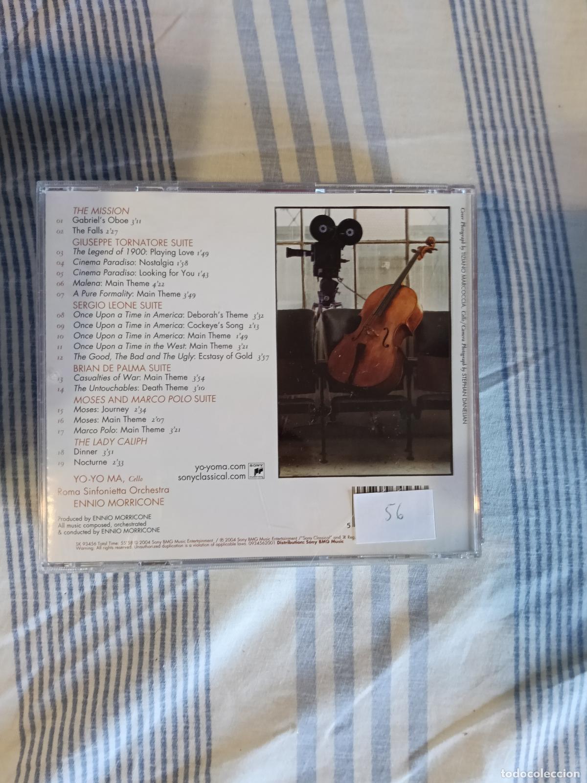 CDs de m&uacute;sica: CD YO-YO MA PLAYS ENNIO MORRICONE - Foto 2