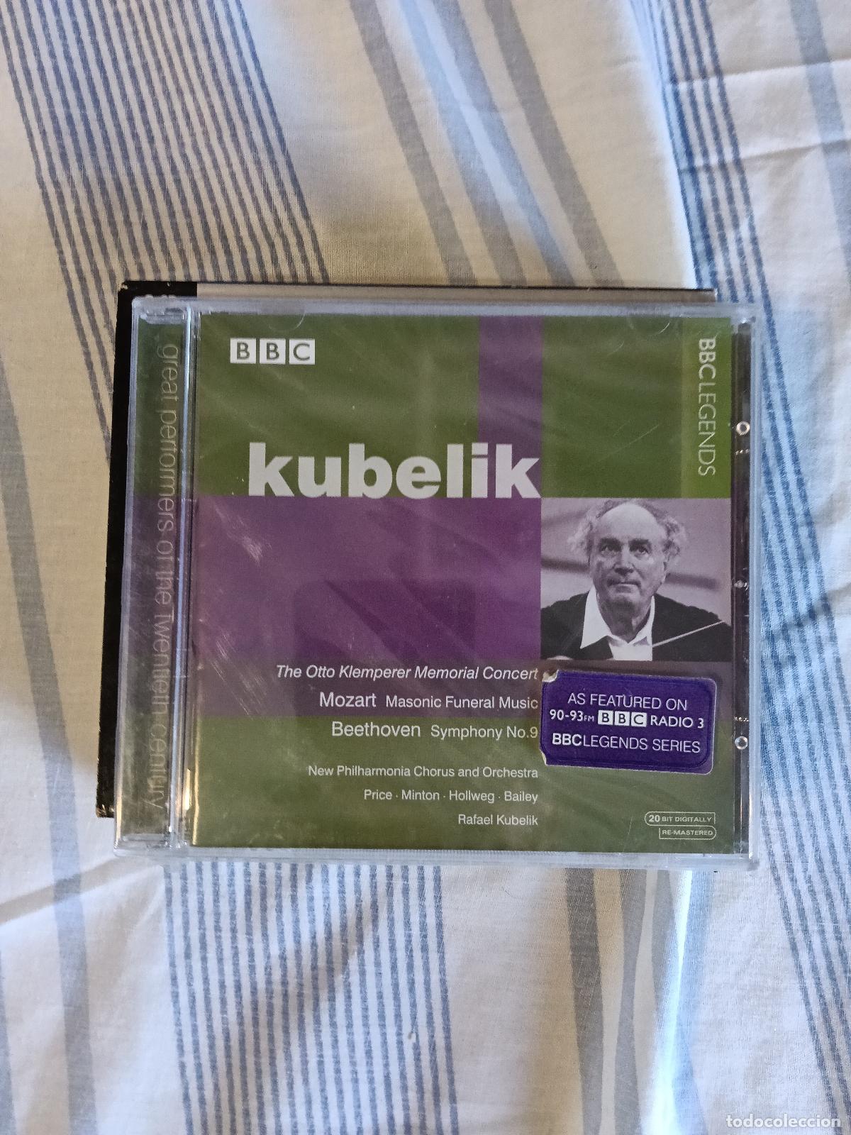 CDs de M&uacute;sica: CD KUBELIK BBC THE OTTO KLEMPERER MEMORIAL CONCERT