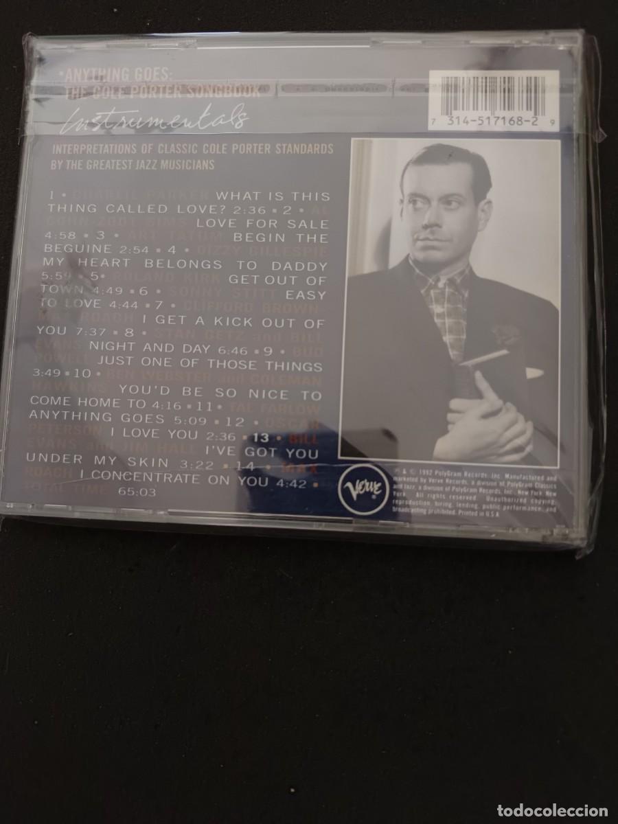 CDs de M&uacute;sica: ANYTHING GOES: THE COLE PORTER SONGBOOK. INSTRUMENTALS