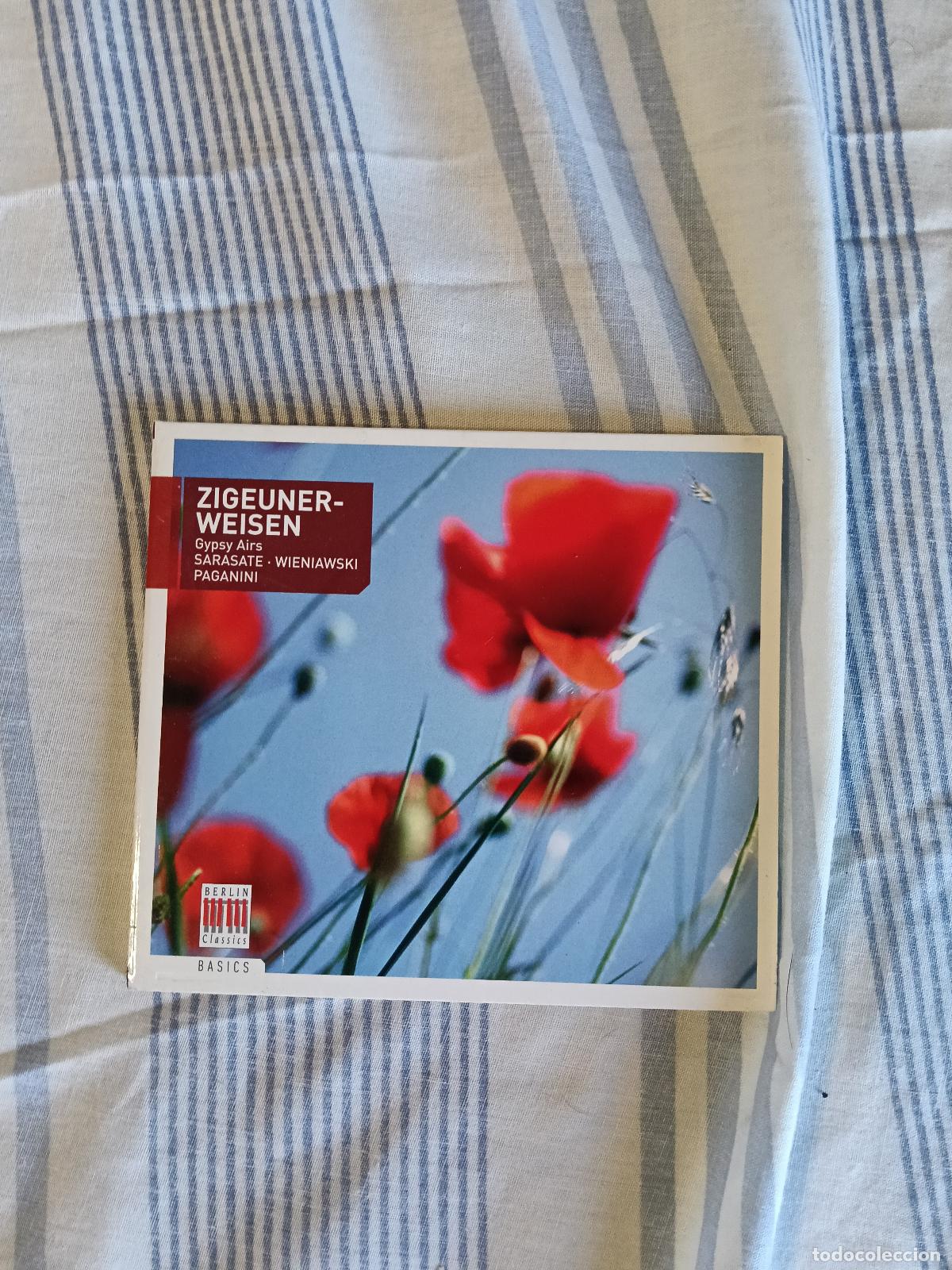 CDs de M&uacute;sica: CD ZIGEUNER-WEISEN SARASATE WIENIAWSKI PAGANINI