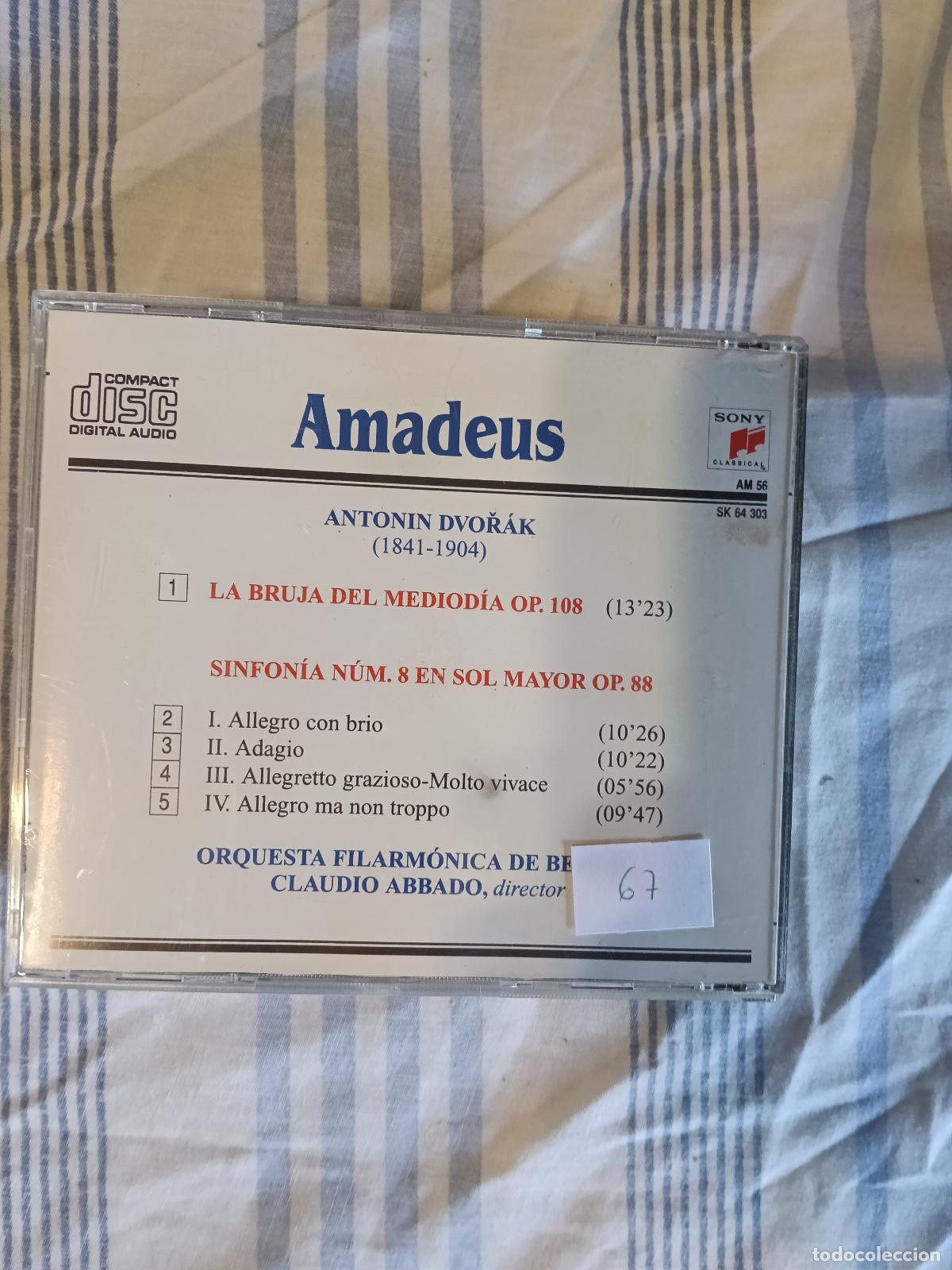 CDs de m&uacute;sica: CD BERLINER PHILHARMONIKER CLAUDIO ABBADO DVORAK - Foto 2