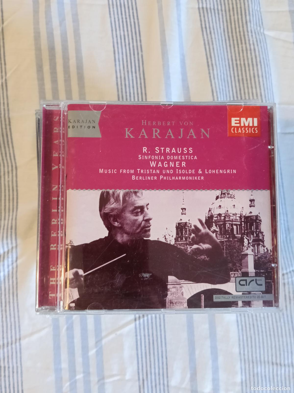 CDs de M&uacute;sica: THE KARAJAN EDITION R STRAUSS SINFONIA DOMESTICA WAGNER EMI - CD MUSICA KREATEN