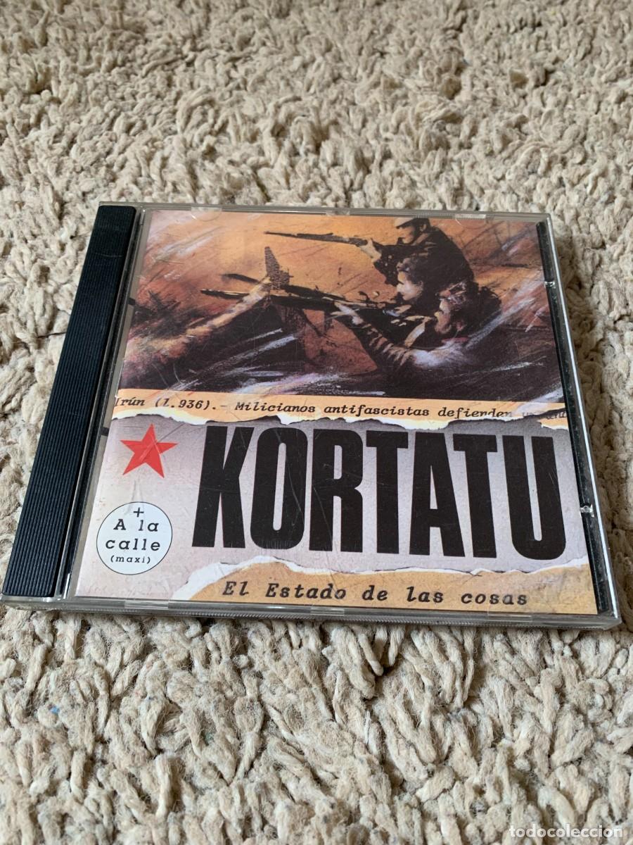 CDs de M&uacute;sica: CD. KORTATU. EL ESTADO DE LAS COSAS + A LA CALLE. LIBRILLO LETRAS. BUENA CONSERVACION