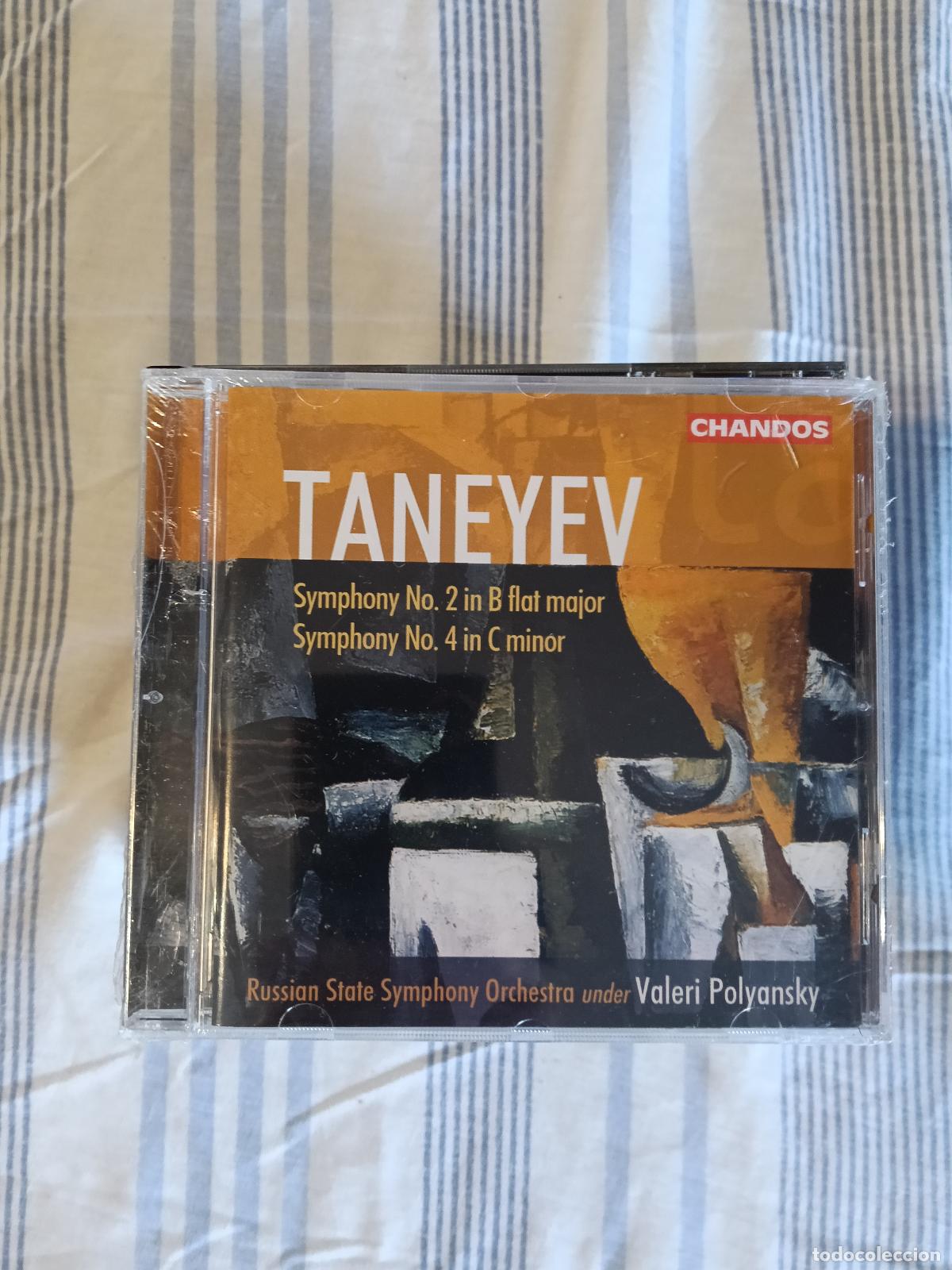 CDs de M&uacute;sica: CD TANEYEV SYMPHONY N&ordm; 2-4