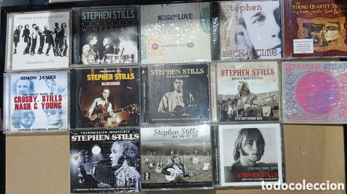 CDs de M&uacute;sica: LOTE STILLS CROSBY NASH YOUNG MANASSAS CONCIERTOS