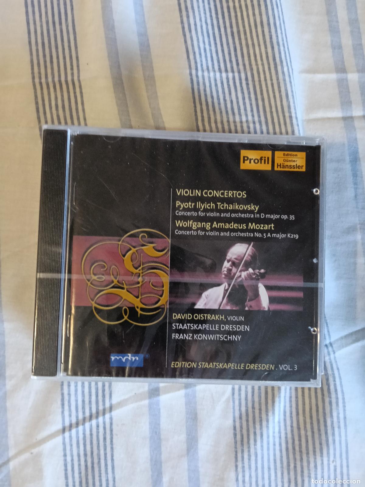 CDs de M&uacute;sica: CD VIOLIN CONCERTOS PYOTR ILYICH TCHAIKOVSKY EDITION STAATSKAPELLE DRESDEN VOL.3