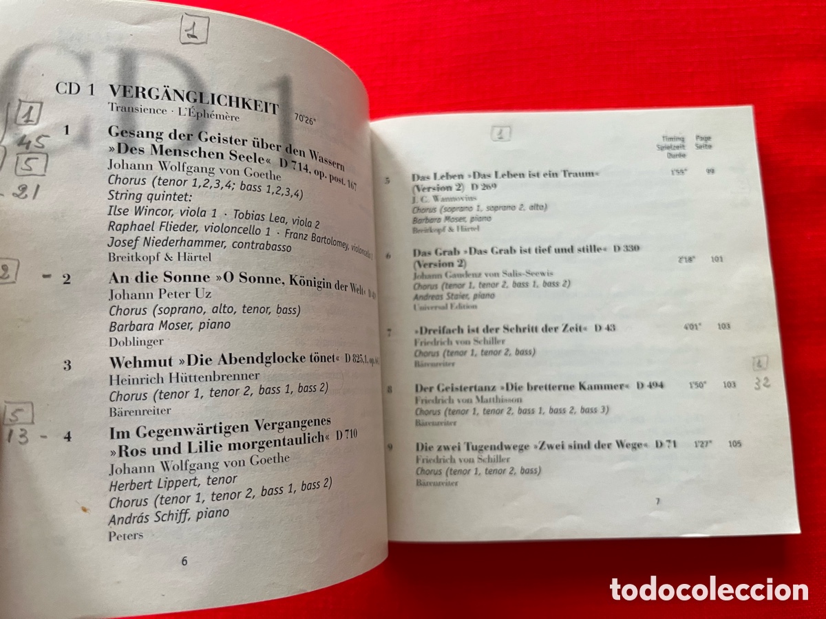 CDs de m&uacute;sica: Schubert - Complete Secular Choral Works - Foto 9