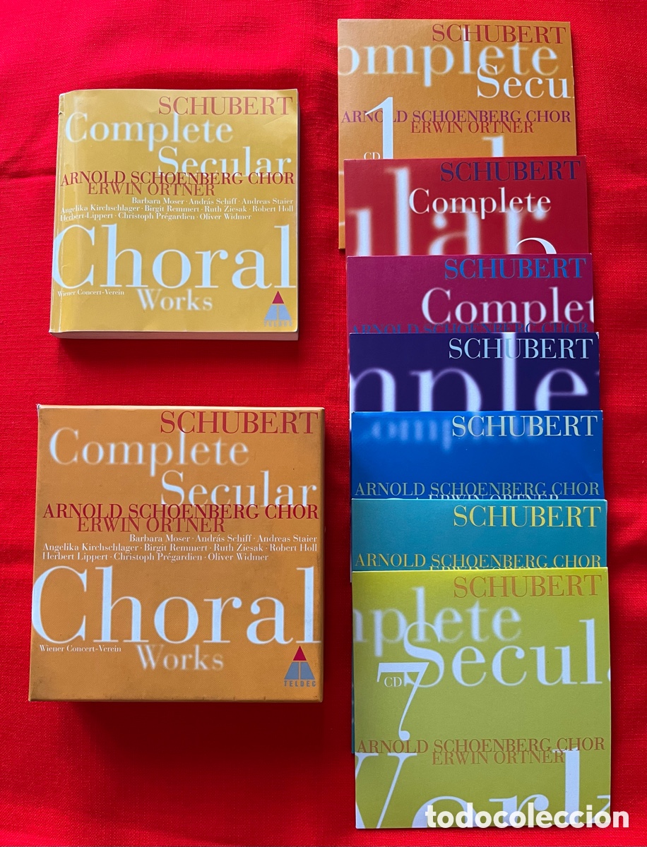 CDs de M&uacute;sica: Schubert - Complete Secular Choral Works