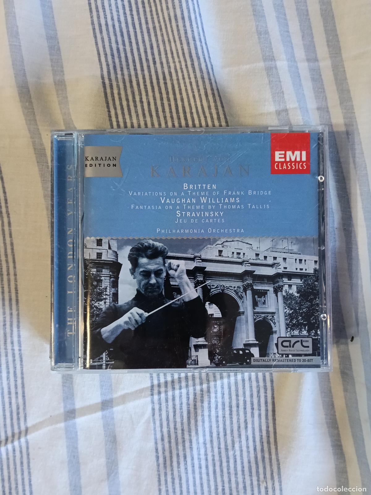 CDs de m&uacute;sica: CD KARAJAN EDITION BRITTEN VAUGHAM WILLIAMS STRAVINSKY - Foto 1