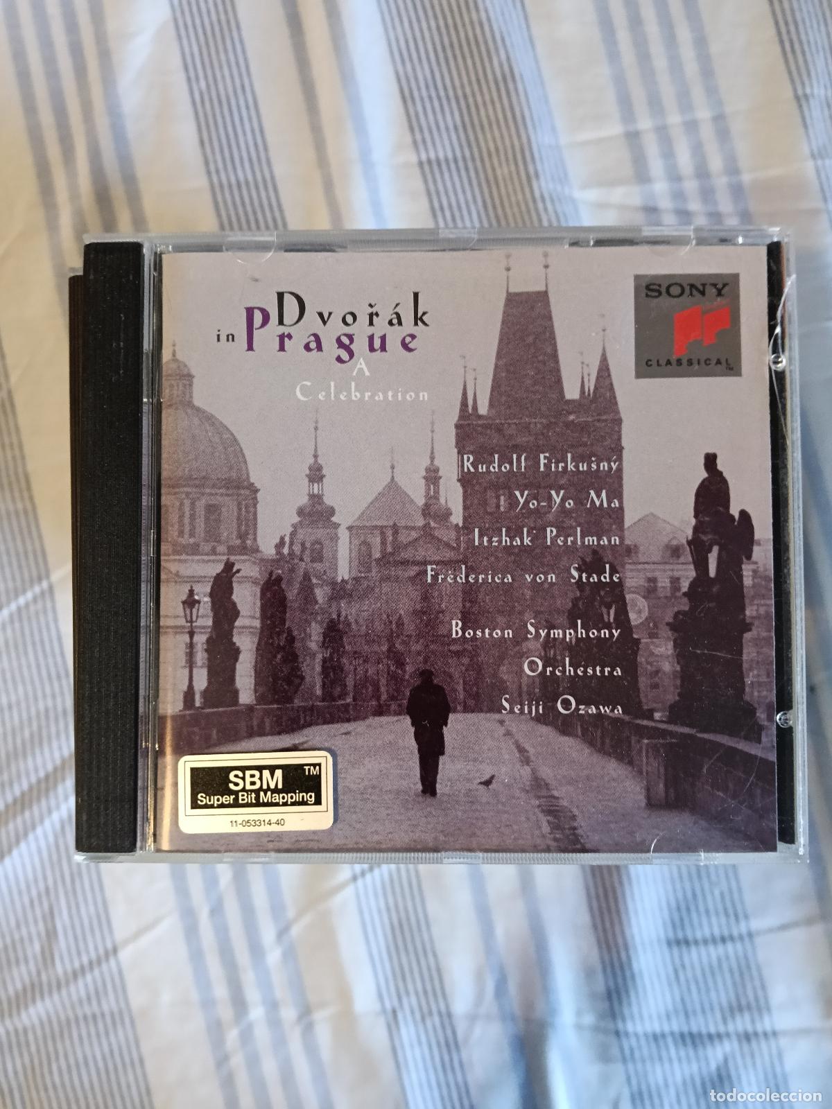 CDs de M&uacute;sica: Anton&iacute;n Dvoř&aacute;k, Rudolf Firku&scaron;n&yacute;, Yo-Yo Ma, Itzhak Perlman. Dvorak In Prague a celebration) CD.