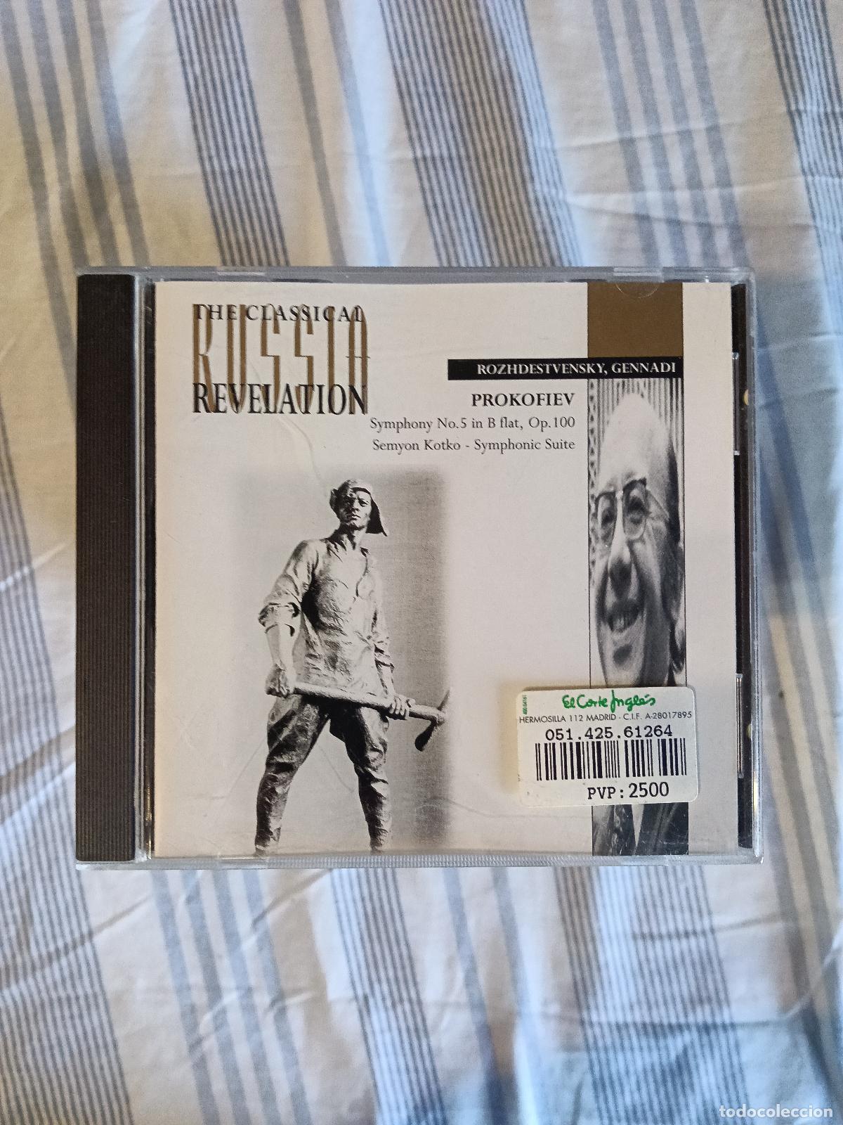 CDs de M&uacute;sica: CD PROKOFIED THE CLASSICAL RUSSIA REVELATION SYMPHONY N&ordm; 5 SEMYON KOTKO