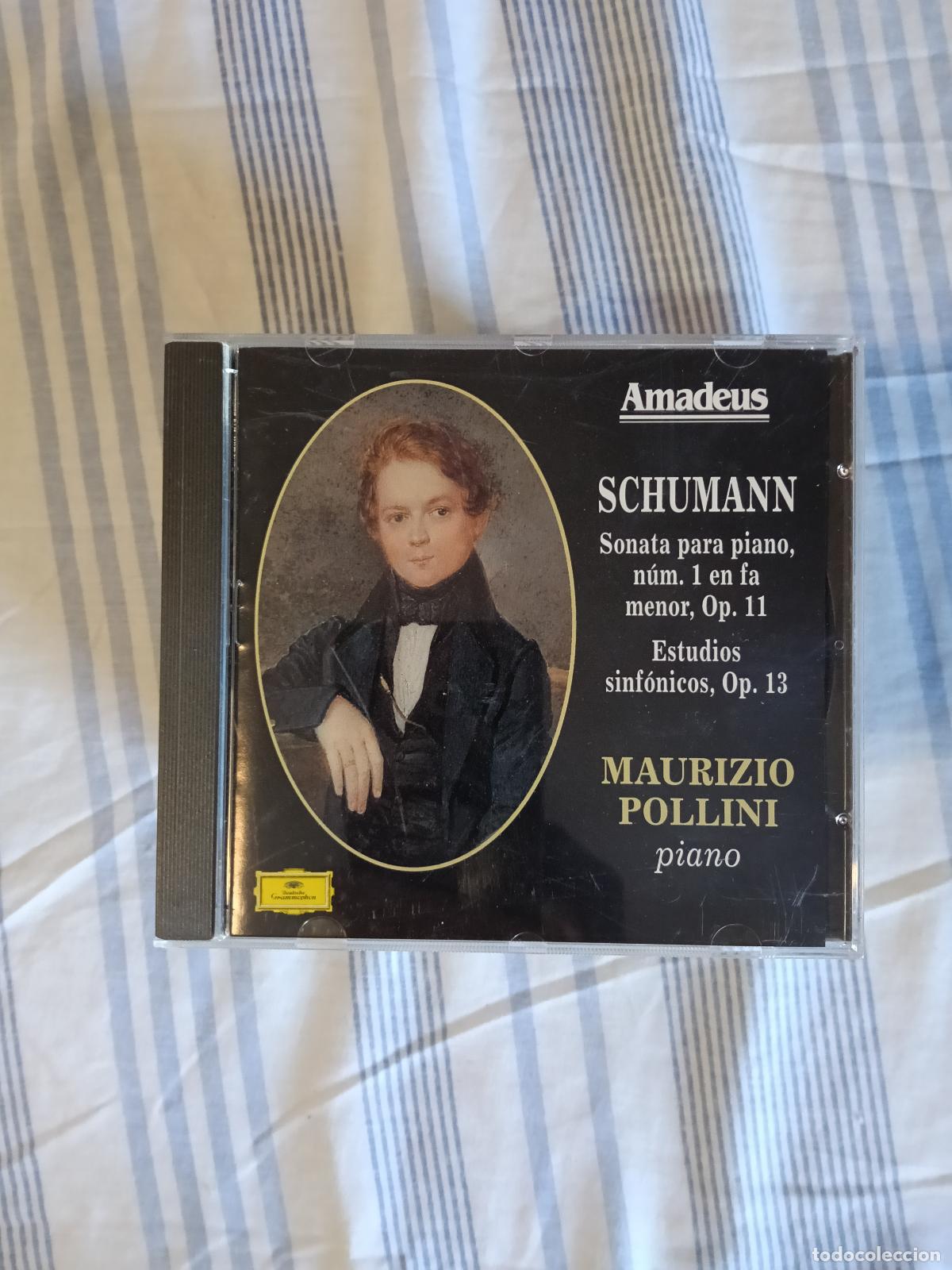 CDs de M&uacute;sica: CD SCHUMANN MAURIZIO POLLINI PIANO AMADEUS