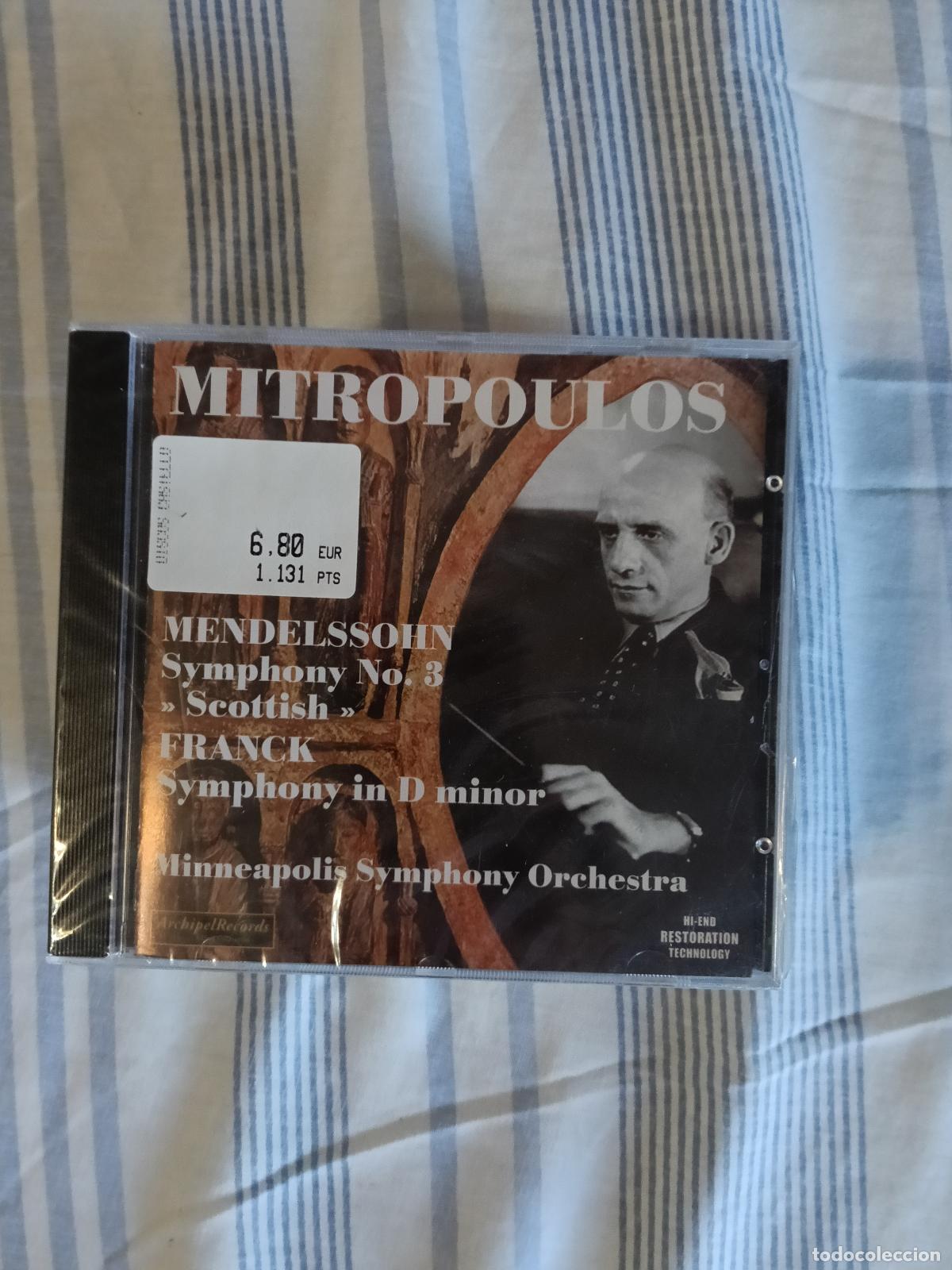 CDs de m&uacute;sica: CD MITROPOULOS MENDELSON FRANCK - Foto 1
