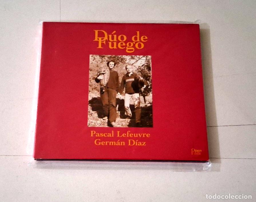 CDs de M&uacute;sica: PASCAL LEFEUVRE GERMAN DIAZ &rdquo;DUO DE FUEGO&rdquo; CD 9 TRACKS COMO NUEVO DIGIPACK