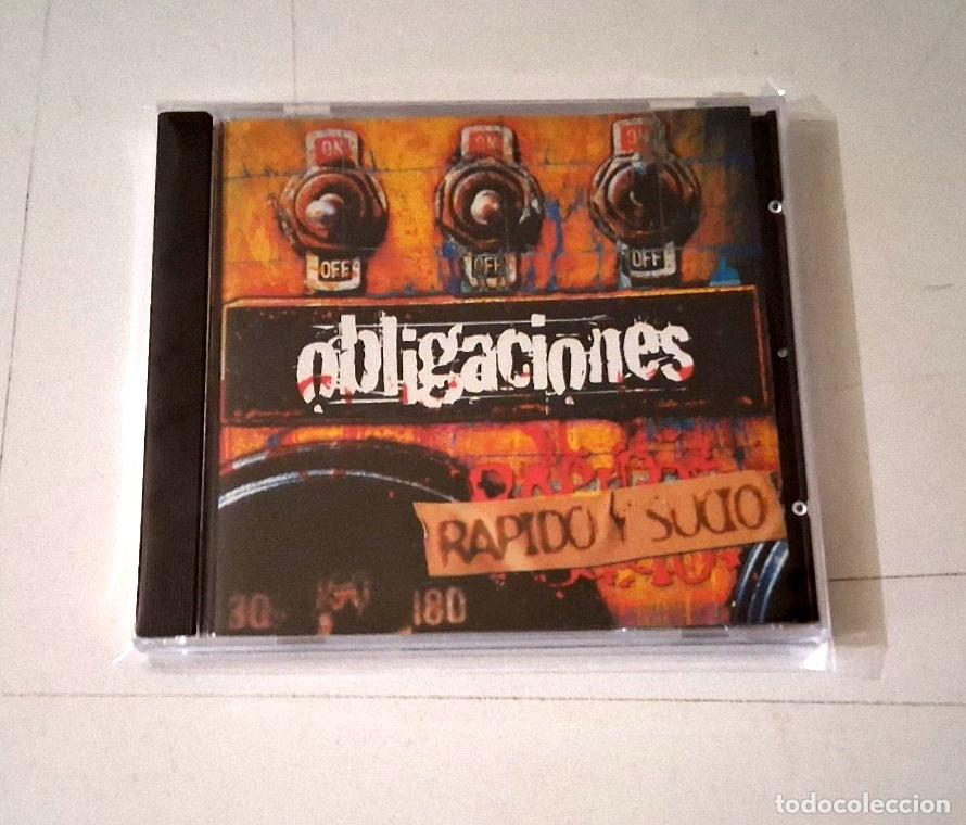 CDs de M&uacute;sica: OBLIGACIONES &rdquo;RAPIDO Y SUCIO&rdquo; CD 11 TRACKS COMO NUEVO
