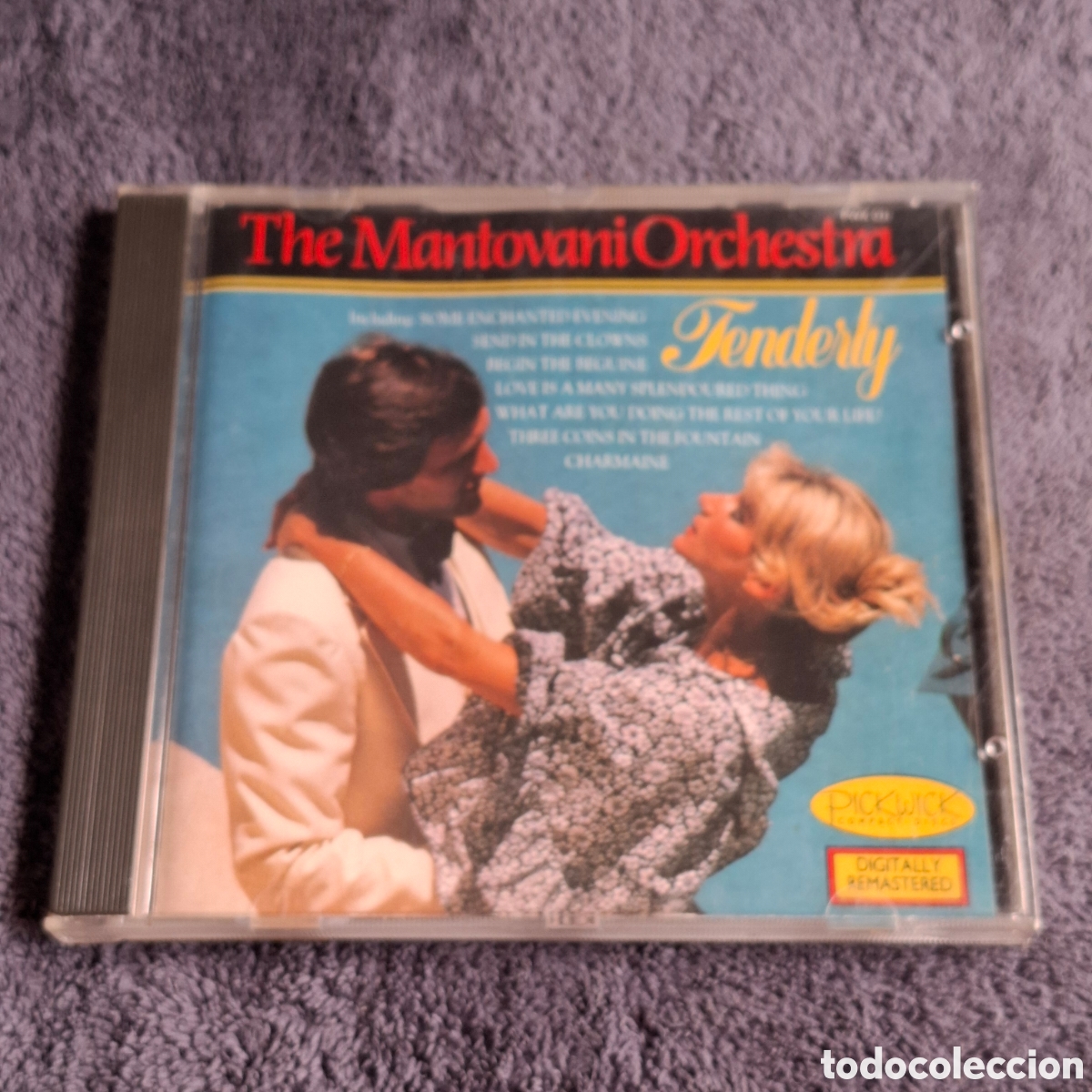 CDs de M&uacute;sica: CD75. The Mantovani Orchestra - Tenderly, Cd, &Aacute;lbum Recopilatorio, Remasterizado, Pickwick, 1987.