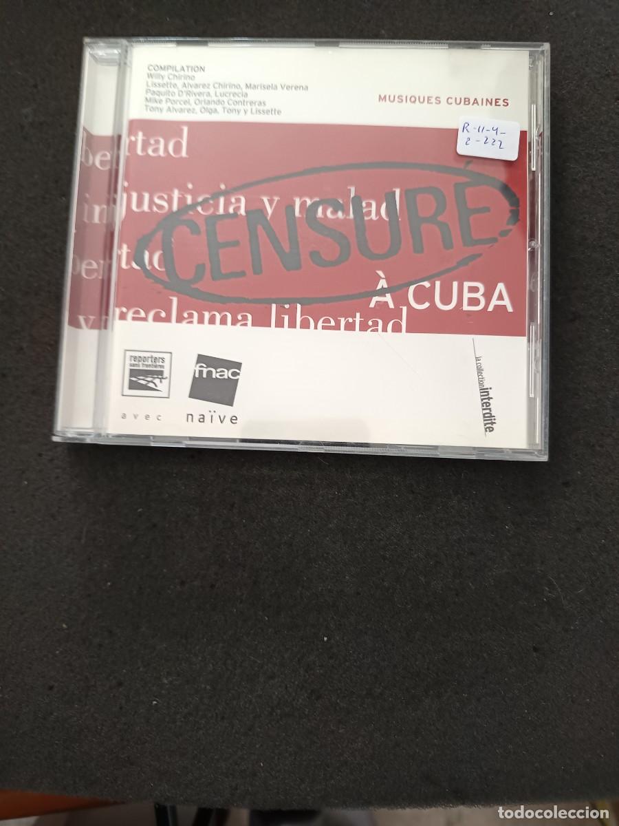 CDs de M&uacute;sica: MUSIQUES CUBAINES. CENSUR&Eacute; &Agrave; CUBA