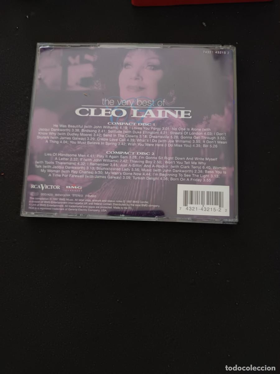 CDs de M&uacute;sica: 2 CD. THE VERY BEST OF CLEO LAINE. 34 CLASSIC HITS
