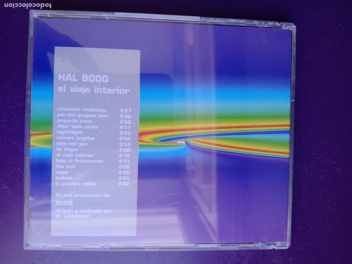 CDs de m&uacute;sica: Hal 9000 &ndash; El Viaje Interior - CD MCD 1995 - ELECTRONICA, TECHNO, - Foto 2