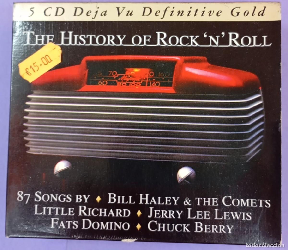 CDs de M&uacute;sica: Various &ndash; The History Of Rock 'n' Roll- 5cd - Chuck Berry, Fats Domino, Chuck Berry...