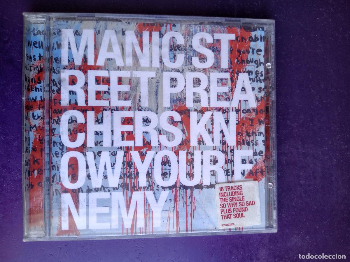 CDs de M&uacute;sica: Manic Street Preachers &ndash; Know Your Enemy - CD EPIC 1991 - INDIE ROCK 90'S