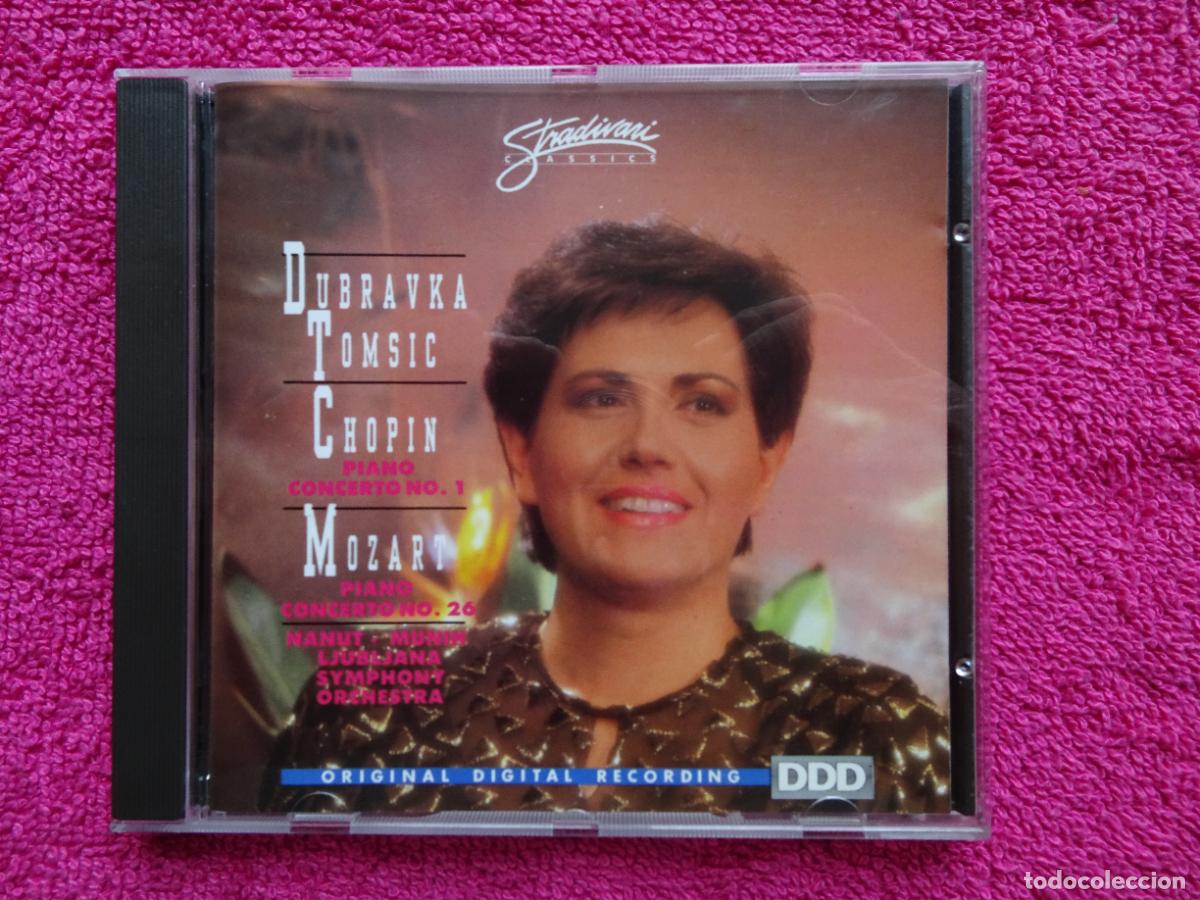 CDs de M&uacute;sica: Dubravka Tomsic Chopin Concierto para piano 1 Mozart Concierto para piano 26 Stradivari Classics ddd