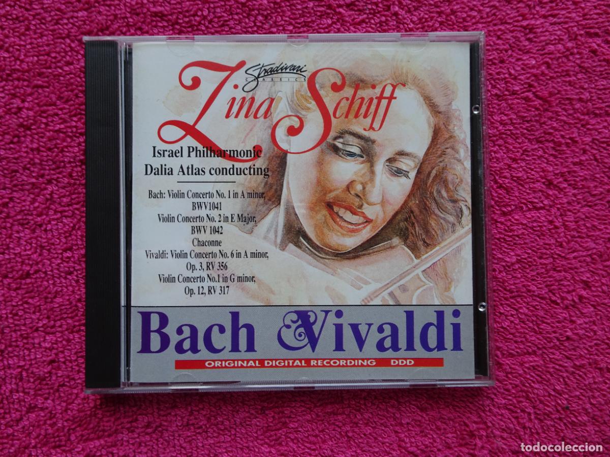 CDs de M&uacute;sica: Zina Schiff Bach & Vivaldi Orquesta Filarm&oacute;nica de Israel Dalia Atlas 1989 Stradivari Classics ddd