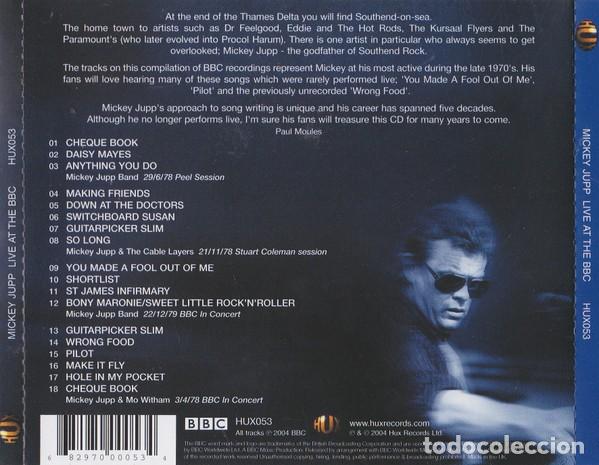 CDs de m&uacute;sica: Mickey Jupp &ndash; Live At The BBC - Foto 2
