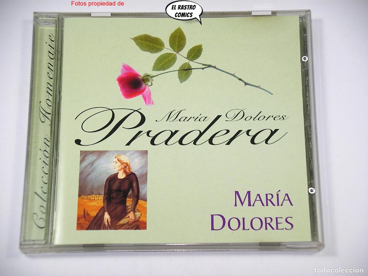CDs de M&uacute;sica: Mar&iacute;a Dolores Pradera, Mar&iacute;a Dolores, Colecci&oacute;n Homenaje, M&ordf;, CD 2001, excelente estado