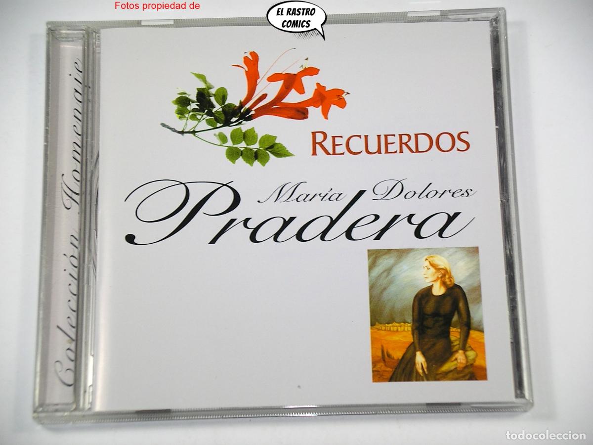 CDs de M&uacute;sica: Mar&iacute;a Dolores Pradera, Recuerdos, Colecci&oacute;n Homenaje, M&ordf;, CD 2001, excelente estado