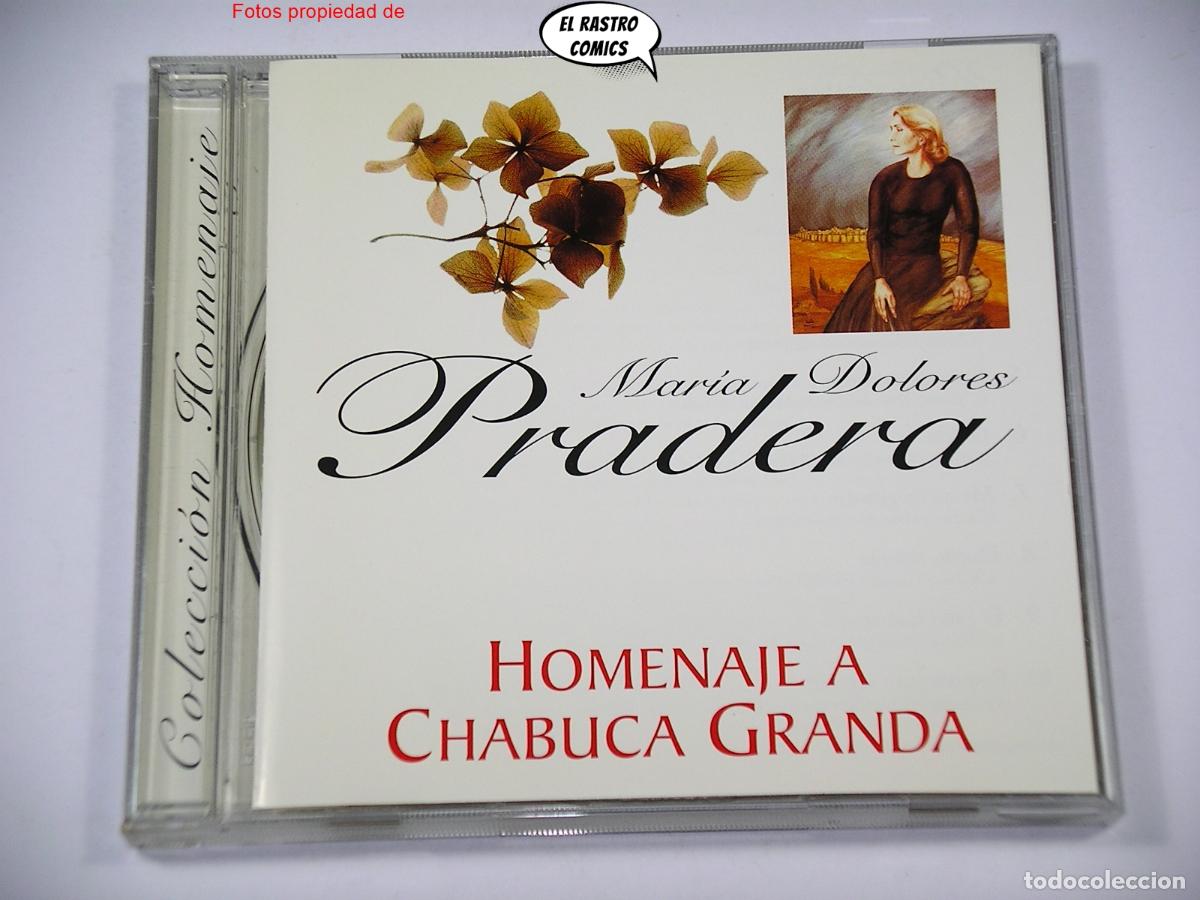 CDs de M&uacute;sica: Mar&iacute;a Dolores Pradera, Homenaje a Chabuca Granda, Colecci&oacute;n Homenaje, M&ordf;, CD 2001, excelente estado