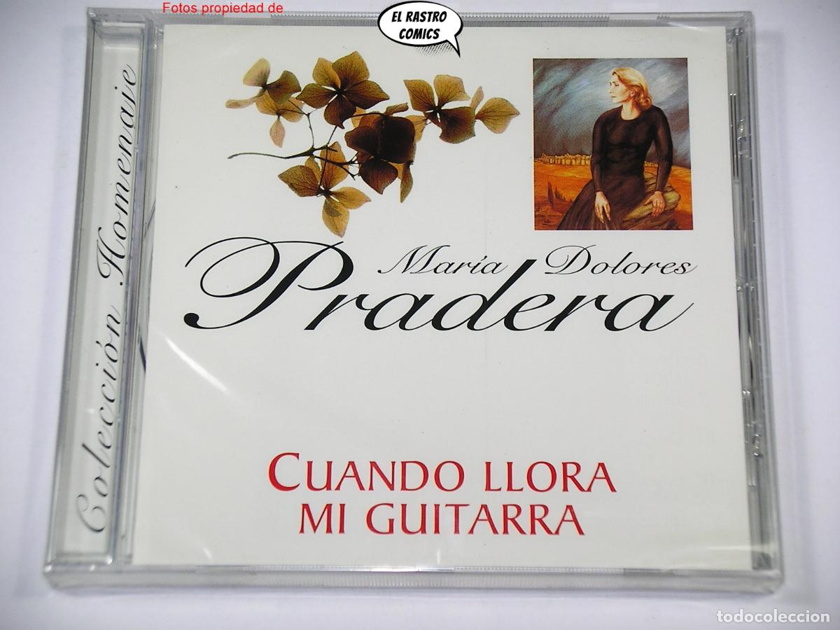 CDs de M&uacute;sica: Mar&iacute;a Dolores Pradera, Cuando llora mi guitarra, Colecci&oacute;n Homenaje, M&ordf;, CD precintado 2001