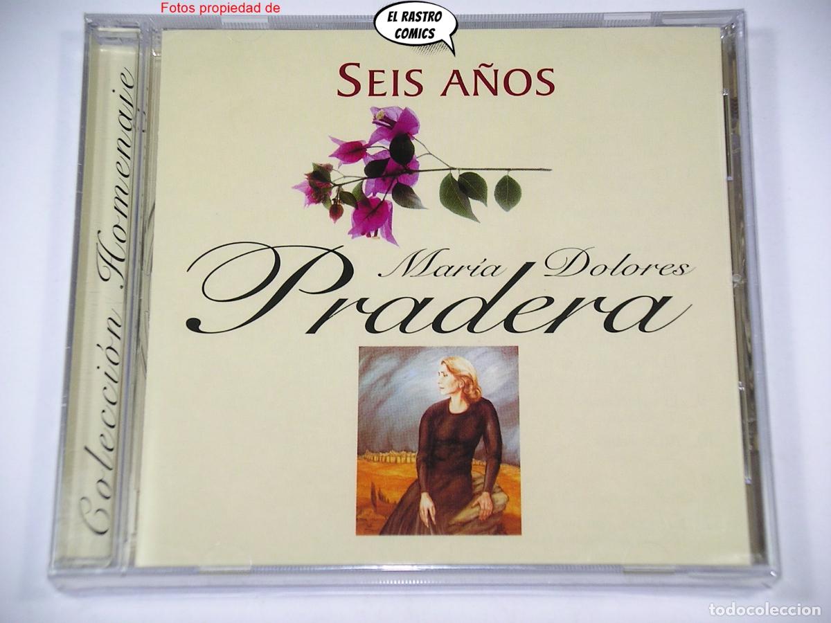 CDs de M&uacute;sica: Mar&iacute;a Dolores Pradera, Seis a&ntilde;os, Colecci&oacute;n Homenaje, M&ordf;, CD precintado 2001