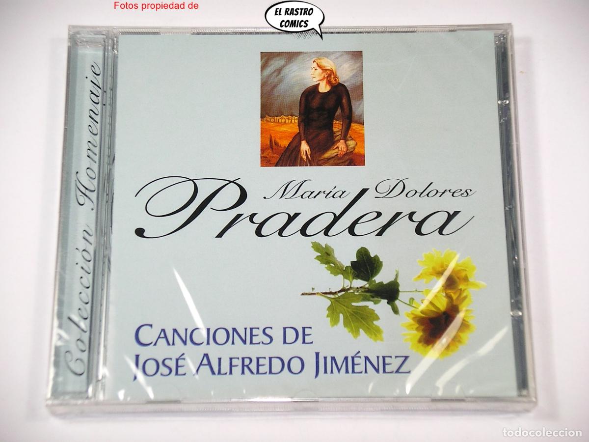 CDs de M&uacute;sica: Mar&iacute;a Dolores Pradera, Canciones de Jos&eacute; Alfredo Jim&eacute;nez, Colecci&oacute;n Homenaje, M&ordf;, CD precintado 2001