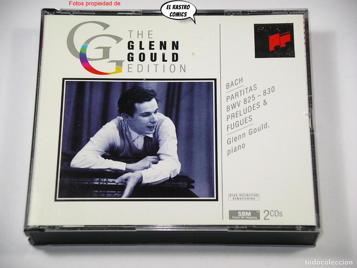 CDs de M&uacute;sica: Glenn Gould, Edition, Johann S. Bach, Partitas BWV 825&ndash;830, Preludes & Fugues, doble CD, Sony 1993