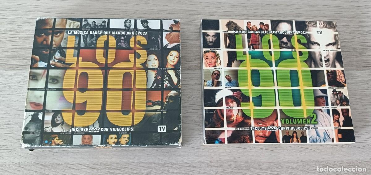 CDs de M&uacute;sica: CD Recopilatorios LOS 90, Vol 1 y 2,La m&uacute;sica Dance que marc&oacute; una &eacute;poca, Bit Music, 2004 y 2005